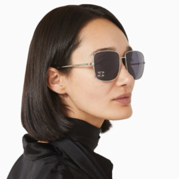 NEW CELINE SUNGLASSES PALLADIUM BLUE WOMEN EYEWEAR CELINE CL40284U 16V main image 5